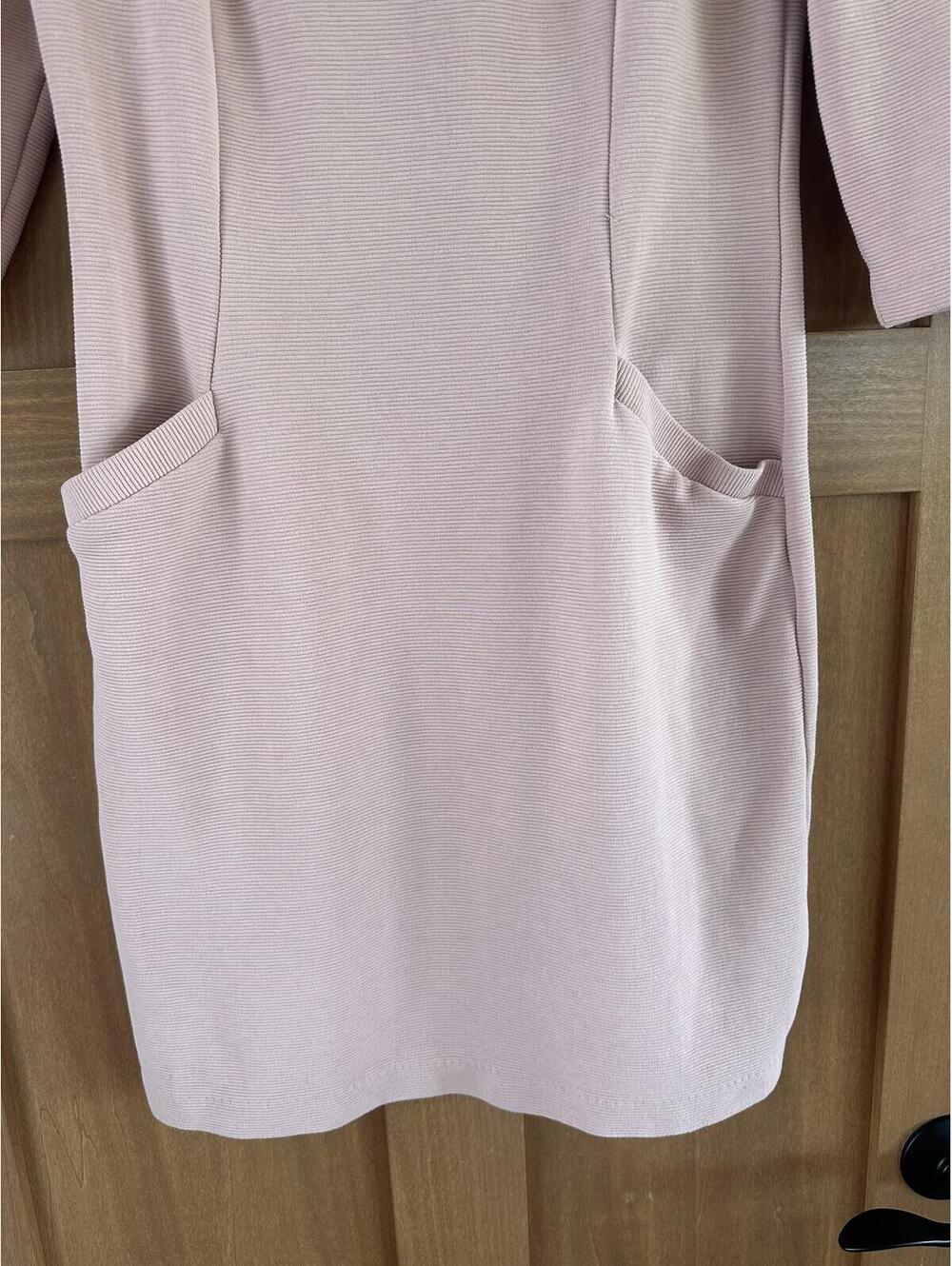 Boden Jasmine Ottoman Sheath Dress Ribbed Rose Pink 3/4 Sleeve Women’s size 6R - Picture 4 of 12